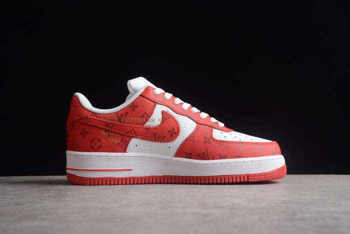 Air Force 1 L-V Low White Red LD 0232