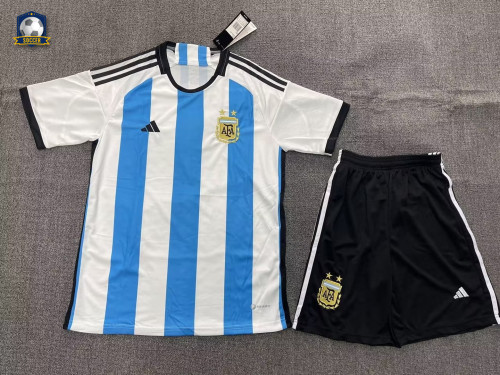 Argentina Home Kids Jersey 2022