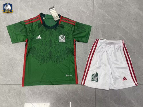 Mexico 2022 Home Kids Jersey