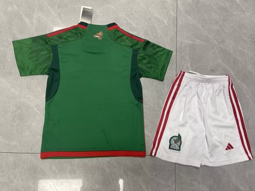 Mexico 2022 Home Kids Jersey