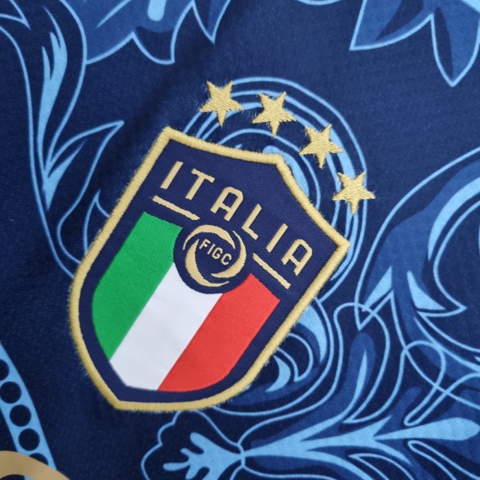 Italy x Versace Blue Man Jersey 2022