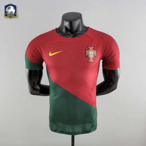 Portugal 2022 World Cup Home Player Version Man Jersey