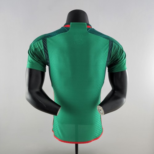 Mexico 2022 World Cup Home Player Version Man Jersey