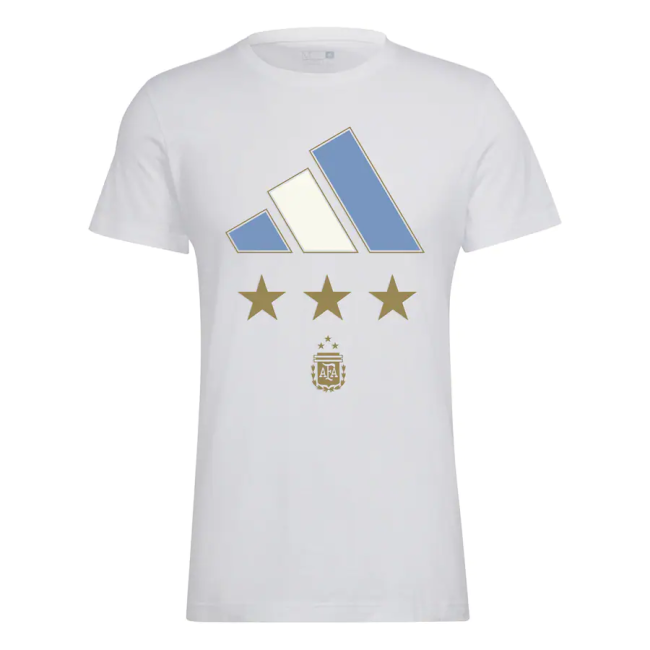Argentina World Cup 2022 Winners White T-Shirt