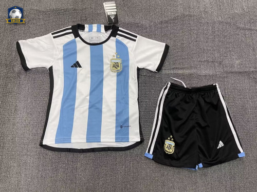 Argentina Home Kids Jersey 2022