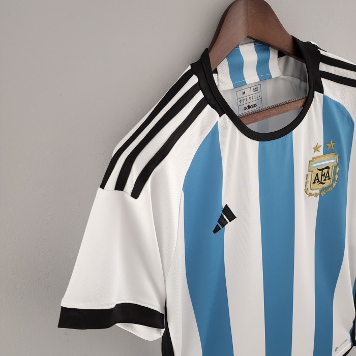 【2 Stars】Argentina Home 10#MESSI Man Jersey 2022