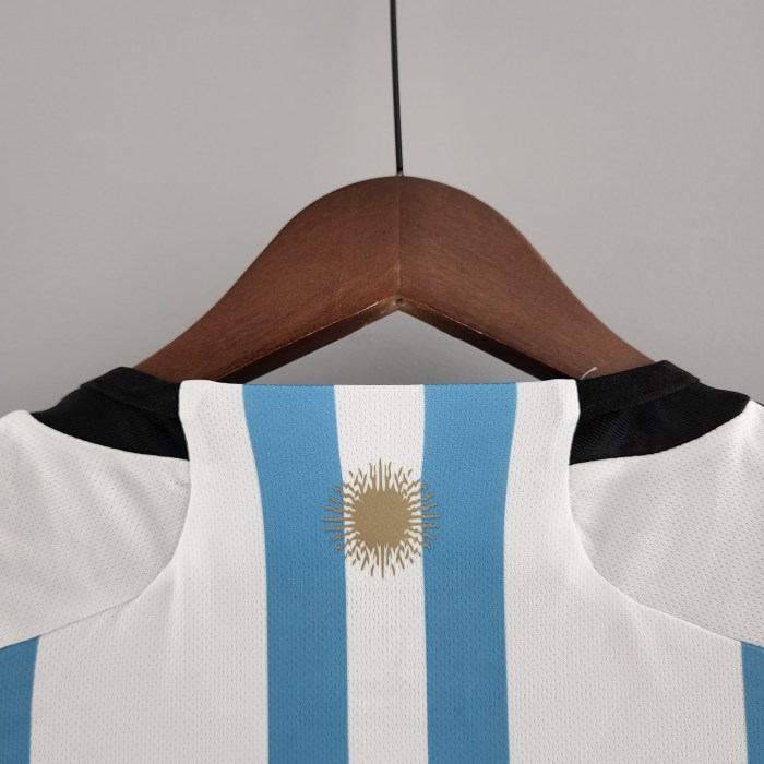 【2 Stars】Argentina Home 10#MESSI Man Jersey 2022