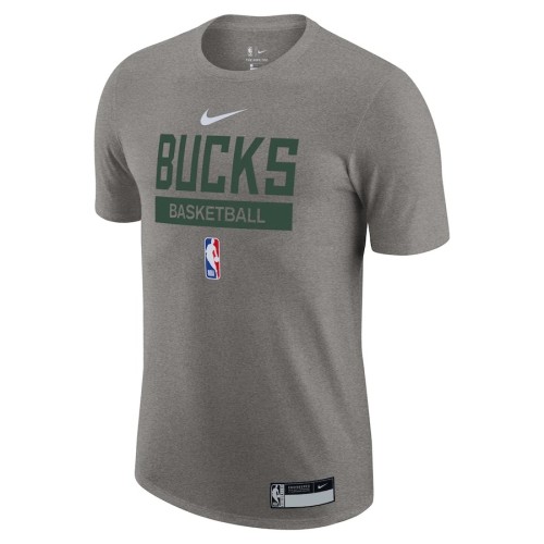 Milwaukee Bucks Casual T-shirt Gray 2023