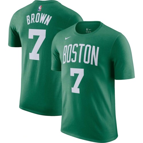 Jaylen Brown Boston Celtics Casual T-shirt Green 2023