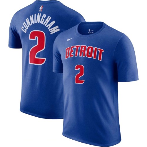 Cade Parker Cunningham Detroit Pistons Casual T-shirt  Blue 2023