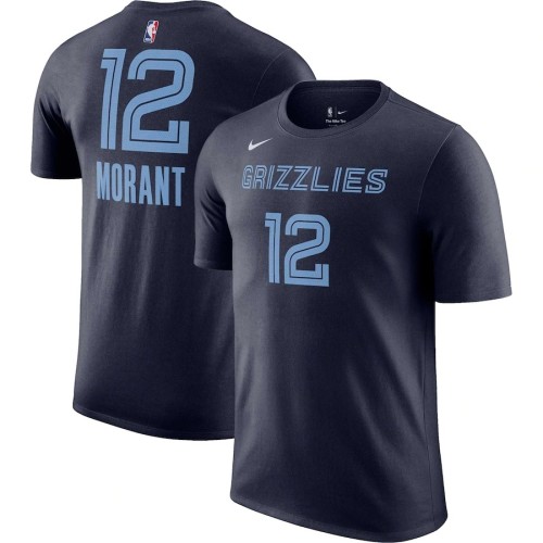 Ja Morant Memphis Grizzlies Casual T-shirt Royal Blue 2023