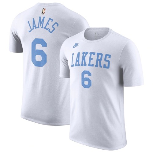 LeBron James Los Angeles Lakers Casual T-shirt White 2023