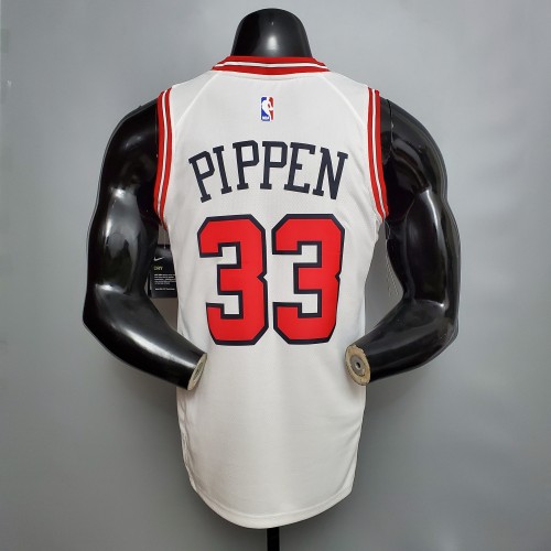 Scottie Pippen Chicago Bulls 75th Anniversary Swingman Jersey White
