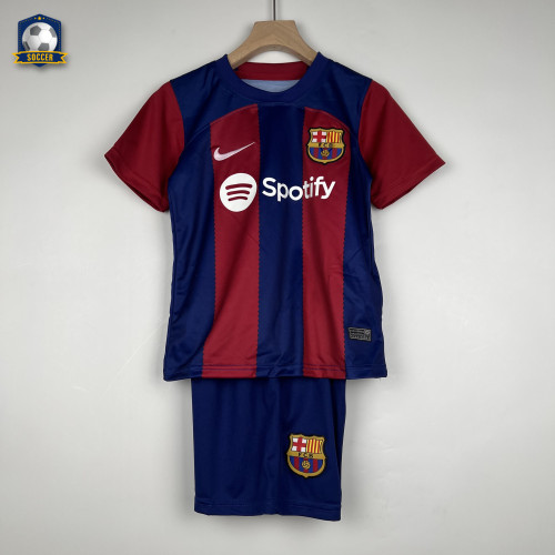 Barcelona Home Kids Jersey 23/24