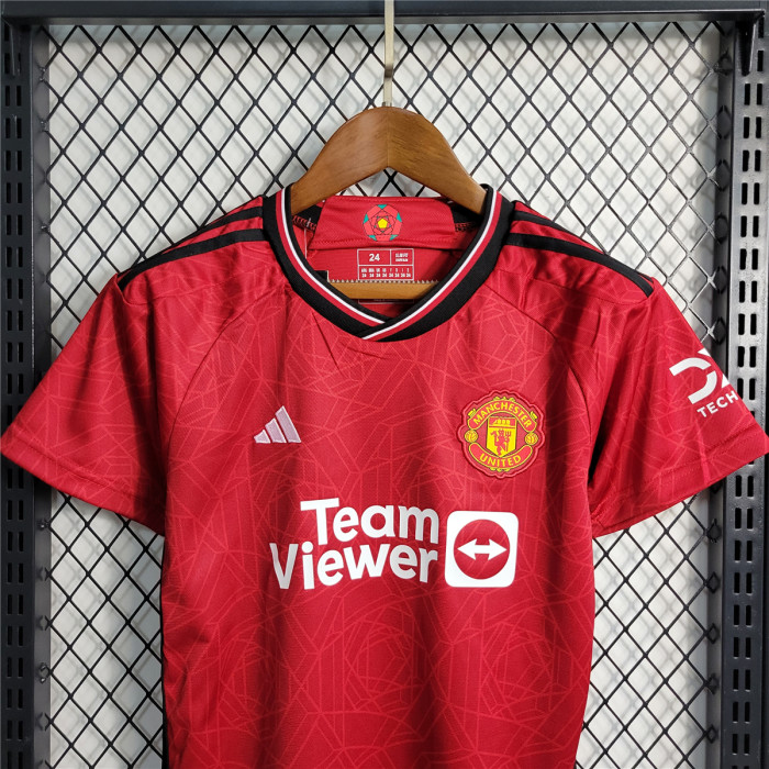 Manchester United Home Kids Jersey 23/24