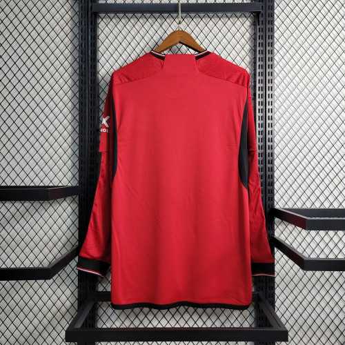 Manchester United Home Man Long Sleeve Jersey 23/24