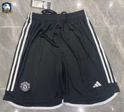 Manchester United Away Black Shorts 23/24