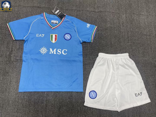 Napoli Home Kids Jersey 23/24