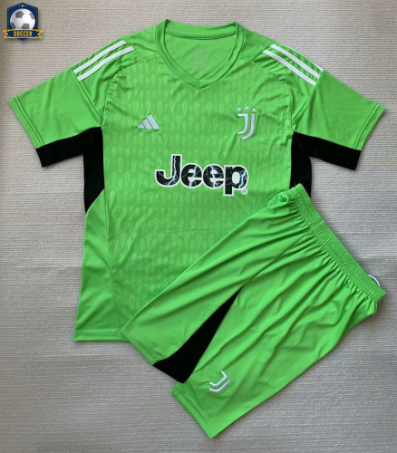 Juventus Goalkeeper Kids Suit 23/24 Green