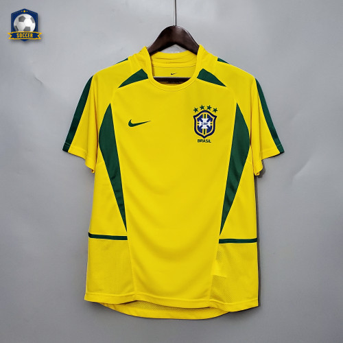 Brazil Home Retro Jersey 2002