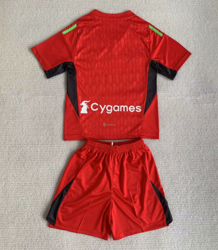 Juventus Goalkeeper Kids Suit 23/24 Red