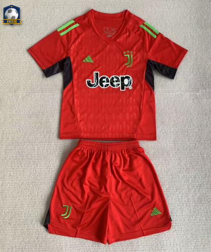 Juventus Goalkeeper Kids Suit 23/24 Red