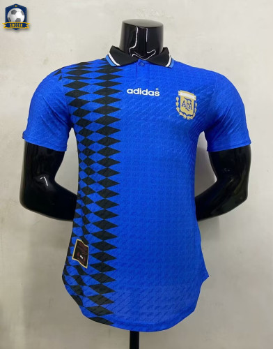 Argentina Retro Away  Player Version Man Jersey 1994