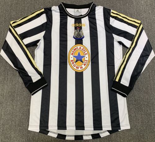 Newcastle United Home Long Sleeve Retro Jersey 1997/99