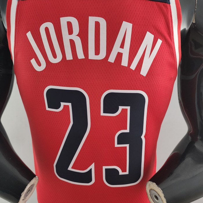 Michael Jordan Washington Wizards 75th Anniversary Swingman Jersey Red White