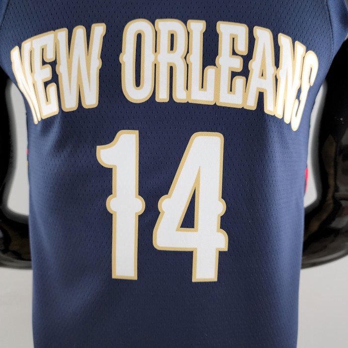 Brandon Ingram New Orleans Pelicans Navy Blue Swingman Jersey
