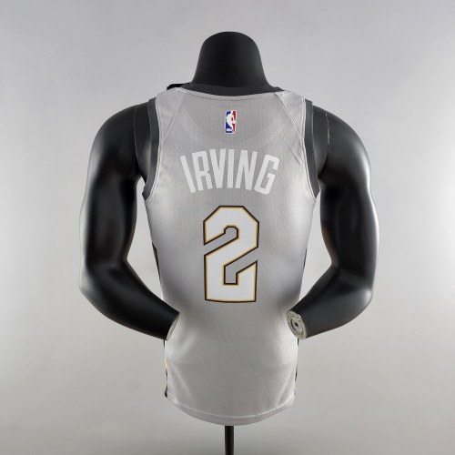 Kyrie Irving Cleveland Cavaliers Grey Swingman Jersey 2018