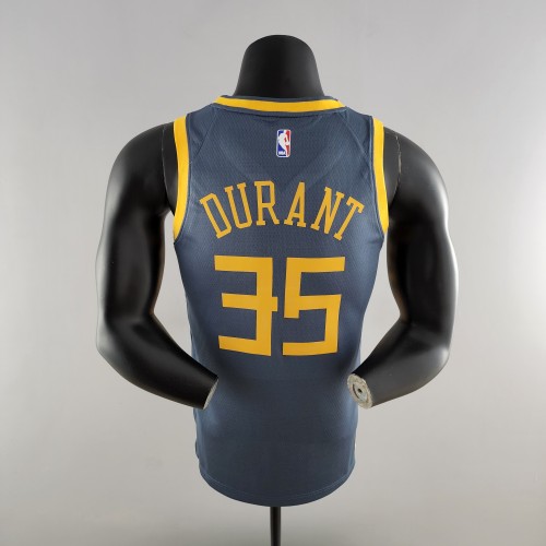 Kevin Durant Golden State Warriors Grey Swingman Jersey 2018