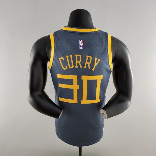 Stephen Curry Golden State Warriors Grey Swingman Jersey 2018