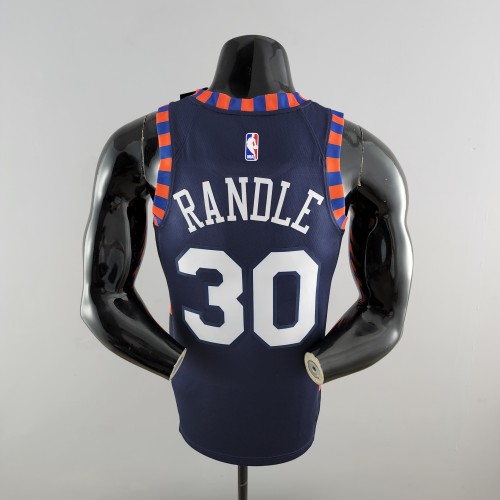 Julius Randle New York Knicks City Edition Striped Swingman Jersey
