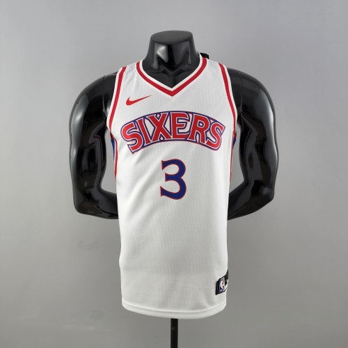 Allen Iverson Philadelphia 76ers Swingman White Jersey