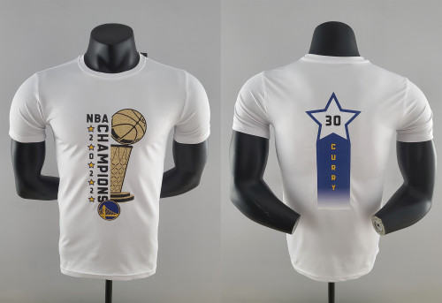 Stephen Curry Golden State Warriors 2022 Champions Casual T-shirt White