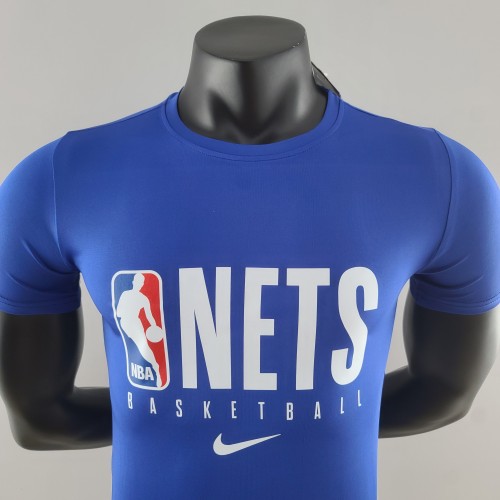 Brooklyn Nets Casual T-shirt Blue