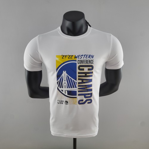 Golden State Warriors Western Conference Champs Casual T-shirt White