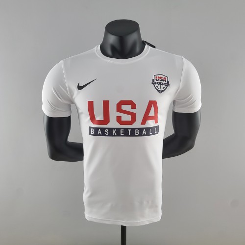 USA Basketball Team Casual T-shirt White