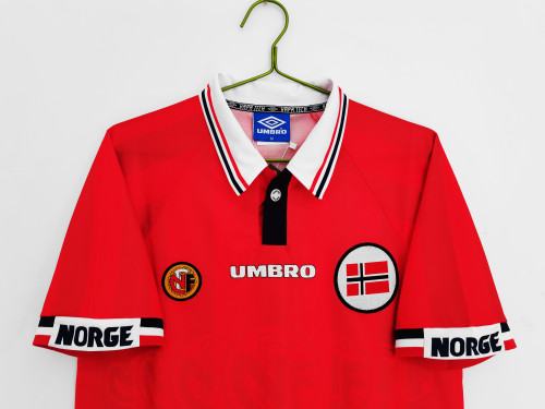 Norway Retro Home Jersey 1998/99