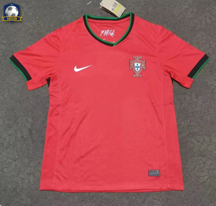 Portugal 2024 UEFA Champions League Home Man Jersey