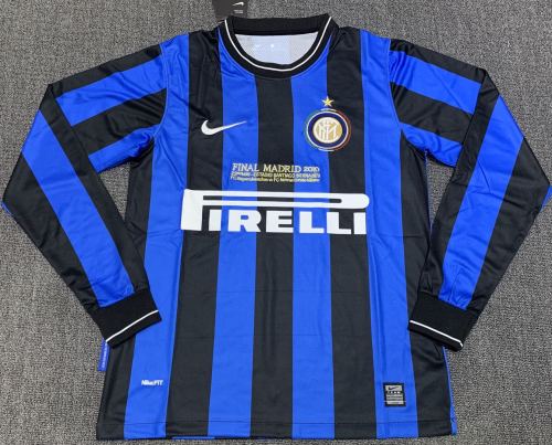 Inter Milan Home Long Sleeve Retro Jersey 2009/10