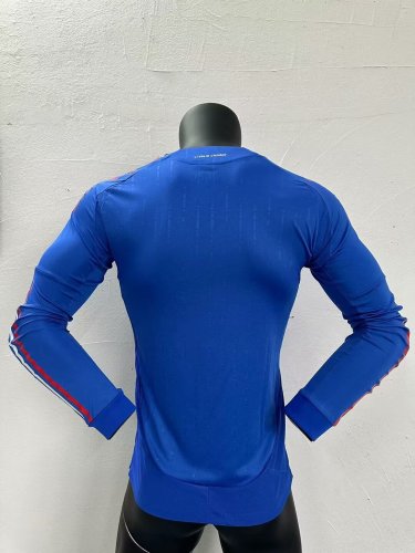 Italy Euro 2024 Home Player Version Long Sleeve Jersey