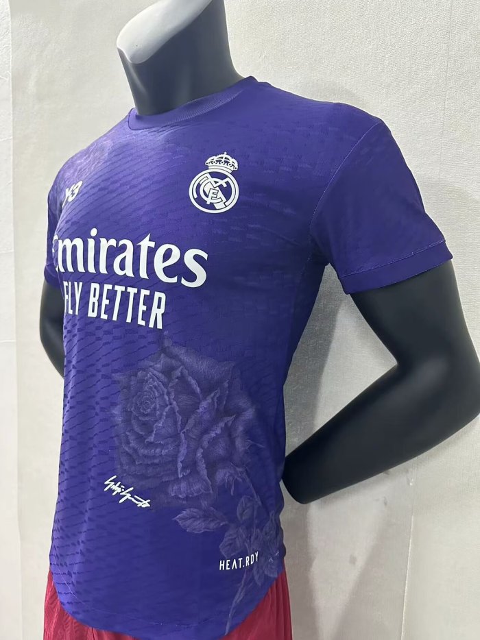 Real Madrid Y-3 Player Jersey 23/24 Purple