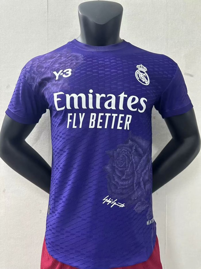 Real Madrid Y-3 Player Jersey 23/24 Purple