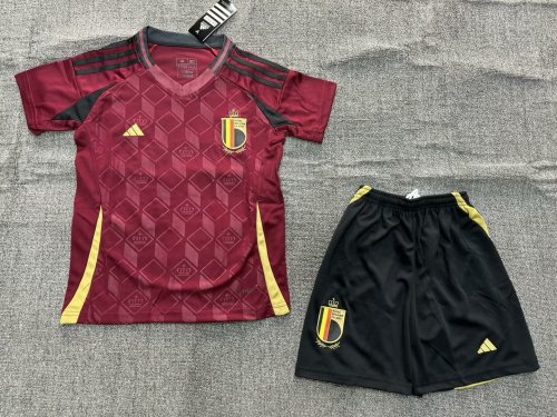 Belgium Euro 2024 Home Kids Suit