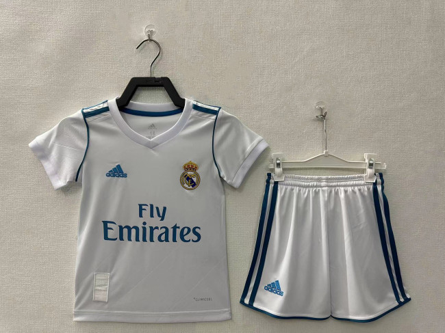 Real Madrid Home Retro Kids Suit 17/18