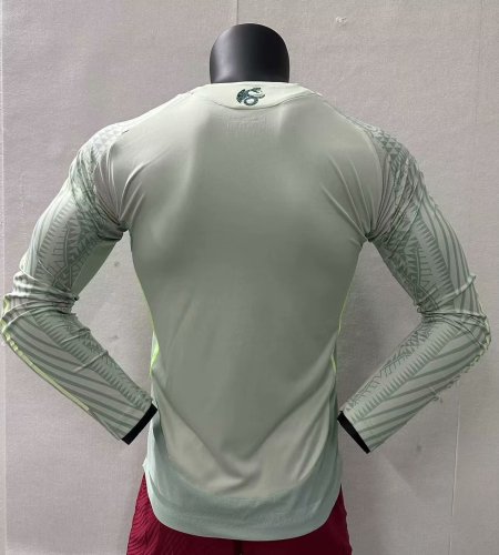 Mexico 2024 Copa America Away Player Version Long Sleeve Jersey