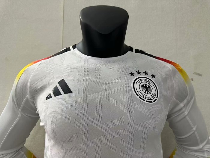 Germany Euro 2024 Home Player Version Long Sleeve Jersey