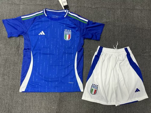 Italy Euro 2024 Home Kids Suit
